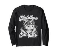 Kamala Harris 2024 for President T-Shirt sans Enfant Chat Lady Manche Longue