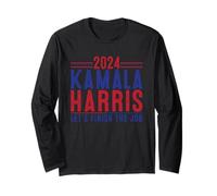 Kamala Harris 2024 T-Shirt Let's Finish The Job Shirt Kama Manche Longue