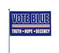 Kamala Harris 2024 Votez Démocratie Votez Pour La Démocratie Sauvons Notre Démocratie Pro-Amérique Élections 2024 Drapeau Décoratif Drapeau De Jardin Garden Flag Pour Cour 3X5Ft