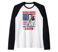 Kamala Harris 2028 Campagne électorale de Madame la Manche Raglan