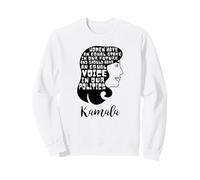 Kamala Harris Citation féministe des Femmes Sweatshirt