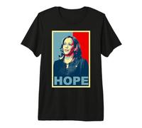 Kamala Harris Hope Madame la Vice-Présidente Démocrates T-Shirt Haut de Gamme