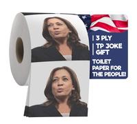 Kamala Harris Rouleau de papier toilette politique amusant par Gagster - Blague TP Cadeaux de blague des partis démocrates et républicains Échang