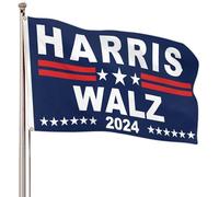Kamala Harris Waltz 2024 Drapeau Kamala Harris pour président pour intérieur et extérieur - Drapeaux Kamala Harris pour les gens pour jardin, pelouse, cour, décoration d'intérieur (0,9 x 1,5 m)