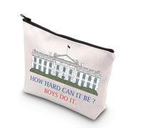 Kamala Trousse de maquillage Madame Présidente Cadeau pour femme Chat sans enfant Cadeau d'équipe Kamala, How Hard UK