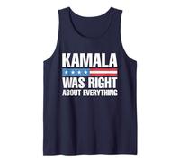 Kamala Was Right About Everything Drapeau américain Débardeur