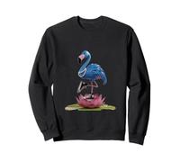 Kamala's Election Look Chucks Pearls Flamingo Sweatshirt