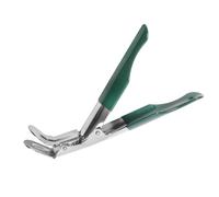 KAMaster Pince à grille en acier inoxydable avec couvercle de protection vert pour Big Green Egg, Primo, Kamado, Weber, Louisiana Kamado, LifeSmart et autres fumeurs