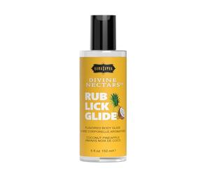 KamaSutra Huile de Massage à Lécher Divine Nectar Noix de Coco Ananas