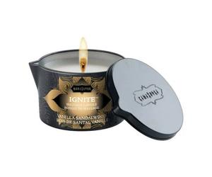 Kamasutra Ignite Bougie Massage Vanille et Bois de Santal 170g