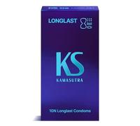 KamaSutra Long Last Extended Pleasure Cilmax Delaying Dotted Condoms 12'S Pack by KamaSutra(Ship from India)