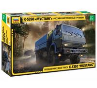 Zvezda Maquette plastique Kamaz 5350 Mustang – Kit 1:35 pour débutants