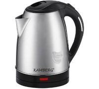Kamberg - Bouilloire Électrique Inox 18/10 - 1,8 L - 1500 W - Satinée - Ébullition rapide - 0008126