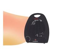 Kamberg - Radiateur Soufflant Salle de Bain - Chauffage d'appoint soufflant - Faible consommation - Silencieux - 2000 W - Noir