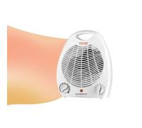 Kamberg - Radiateur Soufflant Salle de Bain - Chauffage d'appoint soufflant - Faible consommation - Silencieux - 2000 W - Blanc