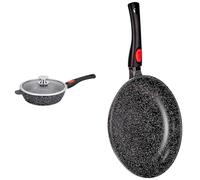 KAMBERG - Sauteuse 28 cm - Manche Amovible - Fonte d'Aluminium - Revêtement Type Pierre & Poêle 28 cm - Manche Amovible - Fonte d'Aluminium - Revêtement Type Pierre
