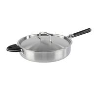 Kamberg - Sauteuse inox 24 cm manche amovible - Acier inoxydable 18/10 Triply - Tous feux dont induction et four