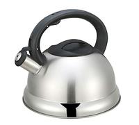 Kamberg - Théière Bouilloire sifflante 3 litres - Acier inoxydable - Poignée ergonomique - Tous Feux dont Induction - 0008112, Gris