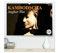 Kambodscha. Angkor Wat (hochwertiger Premium Wandkalender 2026 DIN A2 quer), Kunstdruck in Hochglanz: Atemberaubende Wunderwerke im Land der Götter
