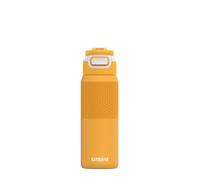 Kambukka Bouteille d'eau en acier inoxydable Elton Insulated Mango Maniac 750 ml, thermos imperméable : technologie Snapclean, couvercle lavable au lave-vaisselle, prise en main confortable, facile à