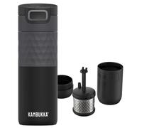 Kambukka Etna 500 ml avec infuseur à thé - tasse isotherme en acier inoxydable, bouchon 3-en-1, Snapclean, étanche, sans BPA - modèle Tea Duet