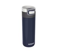 KAMBUKKA Gourde Isotherme (500ml) - Thermos Etanche: Technologie Snapclean® - Idéal pour Boissons Chaudes et Froides - Fond Antidérapant - Acier Inoxydable - Modèle "ETNA Denim Blue"