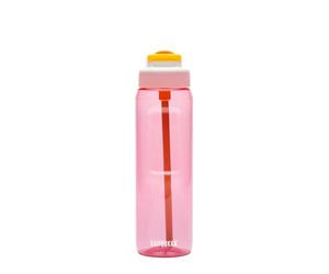 Kambukka Lagoon Bouteille d'eau avec paille 1000ml Melon | Couvercle étanche 3 en 1, technologie Snapclean, paille intégrée, repères d'hydratation