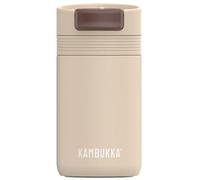 Kambukka Mug isotherme Cabo 300ml - Beige/Marron | 100% Étanchéité | Acier Inoxydable Isolation Vide d'air | Sans BPA Idéal Voyage & Bureau