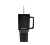 Kambukka Gobelet isotherme Rio 950 ml – inox, paille télescopique, froid +24h – Cavalier de Nuit