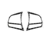 KAMCES Autocollant de Bouton en Fibre de Carbone, Compatible avec Les Accessoires d'intérieur de Voiture des séries 1, 2, 3 et 4 3GT F20, F21, F30, F32 et F34