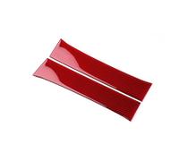 KAMCES Autocollant en Fibre de Carbone Compatible avec Le modèle 3 Highland 2024, Accessoires de décoration intérieure for Instruments de Voiture, Deux côtés(Red Highland 2024)
