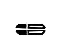 KAMCES Autocollant en Fibre de Carbone for Clignotant latéral, feu de Virage, Compatible avec la série 7 F01 2009-2014, Accessoires intérieurs(Piano Black)