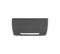 KAMCES Compatible avec Les Accessoires de la série 5 F10 2011-2017, boîte de Rangement de Commande Centrale intérieure en Fibre de Carbone, Panneau de Garniture, Cadre, Autocollants(Style B(Black))