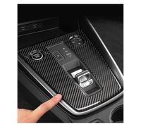 KAMCES Garniture de couverture de décoration de panneau de changement de vitesse de console centrale en fibre de carbone compatible avec Audi A3 8Y 2021 LHD Accessoires intérieurs Style de voiture(A L