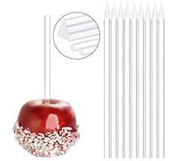 Kamehame Lot de 30 bâtonnets en acrylique pour cake pop, 15 cm, pour la fabrication de biscuits, cupcakes, desserts, chocolats