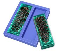 Kamehame Silicone Knife Scale Mold, Casting Resin Knife Handle Scales Mold, DIY Craft Making Supplies, Double Cavity