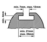 KAMEI 05200310 Adaptateur de barre de toit