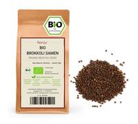 Kamelur 1kg de graines de brocoli BIO pour pousses de brocoli - Graines de brocoli germables BIO sans additifs - Graines de brocoli pour pousses BIO dans un emballage biodégradable