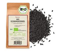 Kamelur 250g de cumin noir entier BIO - graines de cumin noir aromatiques sans additifs - véritable cumin noir BIO en emballage biodégradable