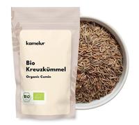 Kamelur 500g de Cumin BIO - graine de cumin entière aromatique de la meilleure qualité biologique, sans additifs - L'épice parfaite pour le falafel - emballés dans des emballages écologiques