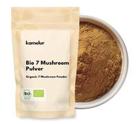 Kamelur 7 Mushrooms Poudre 250 g Mélange de champignons 7 poudres de champignons vital sans additifs, aliments asiatiques - Champignons bio issus de l'agriculture biologique contrôlée