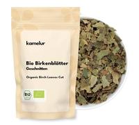 Kamelur Feuilles de bouleau bio coupées et séchées, 500 g, idéales pour la préparation du thé