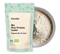 Kamelur Isolat de protéines de riz bio 80 % - 1 kg - Goût neutre - Poudre fine - Source de protéines végétales pour shakes, smoothies et pâtisserie
