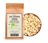 Kamelur pignons de cèdres sibériens biologiques - 500g - provenant de la collecte sauvage - NOUVELLE RÉCOLTE - noix biologiques non traitées et sans additifs