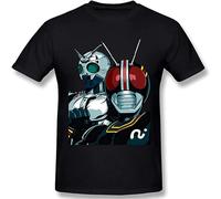 Kamen Rider-Black T-Shirt Men's Fashion Cotton Short Sleeve Tee Black S