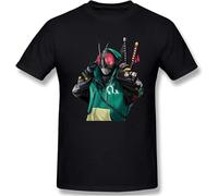 Kamen Rider-Black T-Shirt Mens Fashion Cotton Short Sleeve Tshirt Manches Courtes(X-Large)