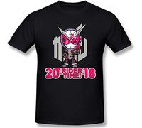 Kamen Rider Zi-O Men's Basic Short Sleeve t-Shirt T-Shirt Black M