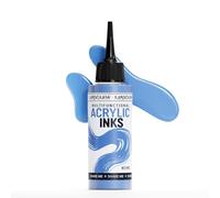 Kamenskaya Encres acryliques - ’Bleu fumé’ Encre acrylique, 3.38 Fl Oz (100 ml)