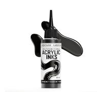KAMENSKAYA Encres acryliques - ’Noir’ Encre acrylique, 3.38 Fl Oz (100 ml)