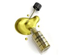 KAMENSKAYA Liquid Gold Leaf Paint : peinture liquide à base d'alcool séchage rapide Anglais Gold Liquid Gilding, 0,68 fl oz (20 ml)